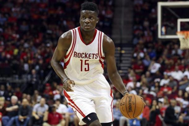 Capela will be sidelined for at least four weeks due to a slightly fractured fibula. Photo: Troy Taormina-USA TODAY Sports