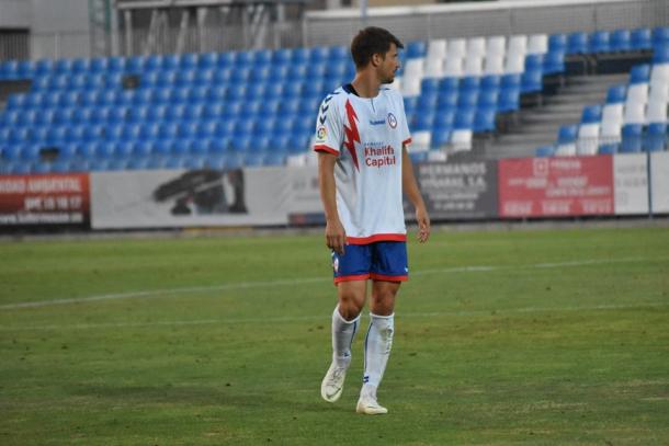 Galán durante un partido de pretemporada. Fotografía: Noelia Arroyo (Vavel)