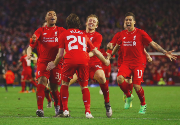 Allen marcó el penal decisivo del partido. Foto: Liverpool FC