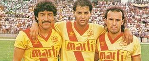 la tripleta chilena de Monarcas Morelia 1990. (Foto: Tocando el Balón)