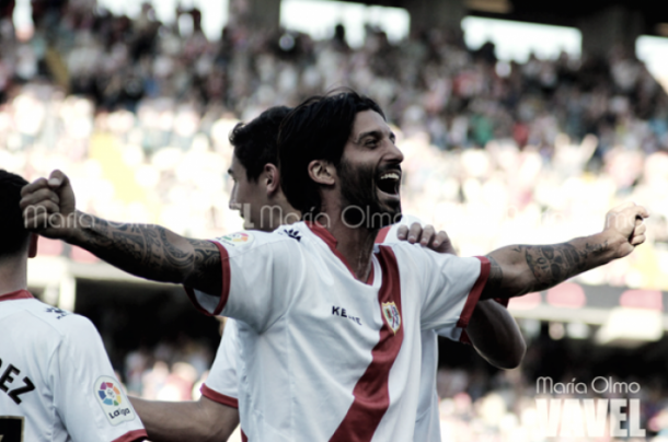 Chori Domínguez celebrando un gol. Fotografía: María Olmo