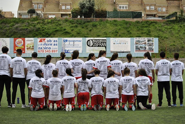 Jugadoras del Rayo Vallecano Femenino C | Fotografía: Rayo Femenino