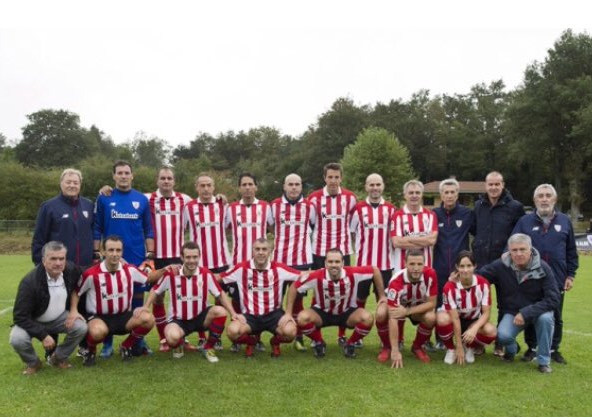 Equipo veterano del Athletic de Bilbao | Fotografía: Rayo Vallecano Veteranos