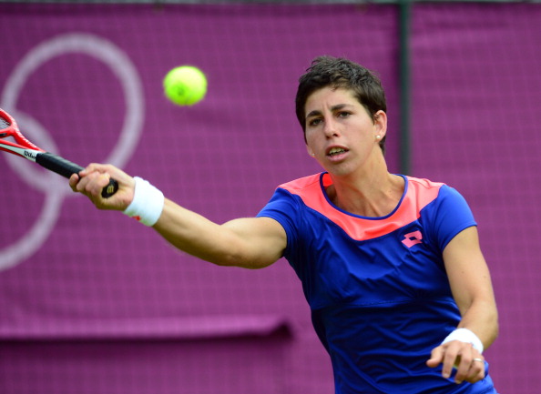 Suarez Navarro in action at the London Olympics in 2012 (Photo by Martin Bernetti / Source : Getty Images)