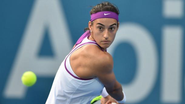 Caroline Garcia won last week's title in Strasbourg and is one of a number of talented Frenchwoman playing on the periphery.  (Source: Sky Sports) 