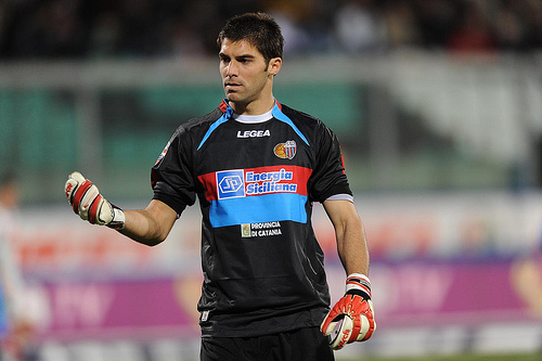 Andujar during his time with Catania | Photo: taringa.net