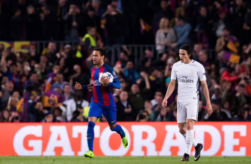 Neymar levou a melhor no último encontro entre eles (Foto: Alex Caparros/Getty Images)