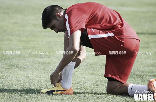 Carlos Carmona durante un entrenamiento. Foto: VAVEL