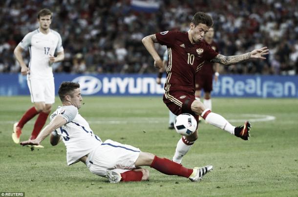 Russia were virtually out of the match in the first hour l Photo: DailyMail.co.uk