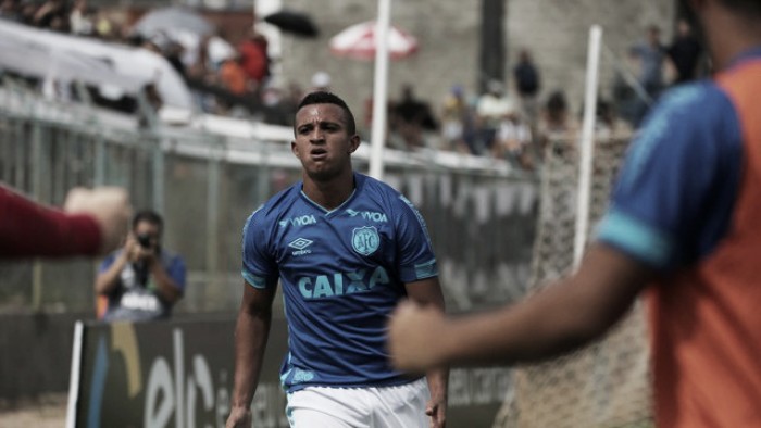 Rômulo, que marcou um dos gols do Avaí contra o Ceilândia, deve começar a partida desta quinta-feira (10) (Foto: Fernando Godoy/Esportes Brasília/Avaí FC)