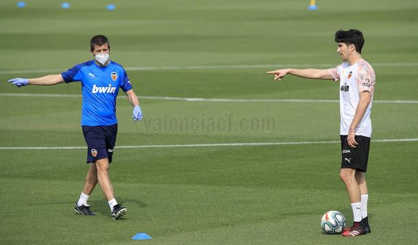 Celades y Soler / Foto: Web Oficial Valencia CF