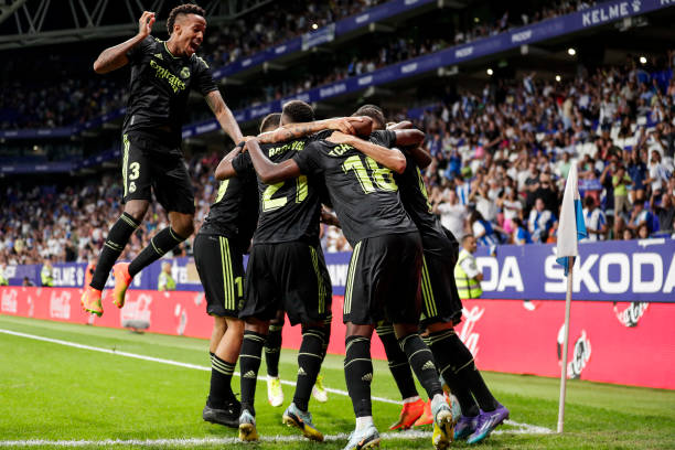 Celebración <b><a data-cke-saved-href='https://www.vavel.com/es/data/real-madrid' href='https://www.vavel.com/es/data/real-madrid'>Real Madrid</a></b> vs Espanyol I Imagen: Getty Images