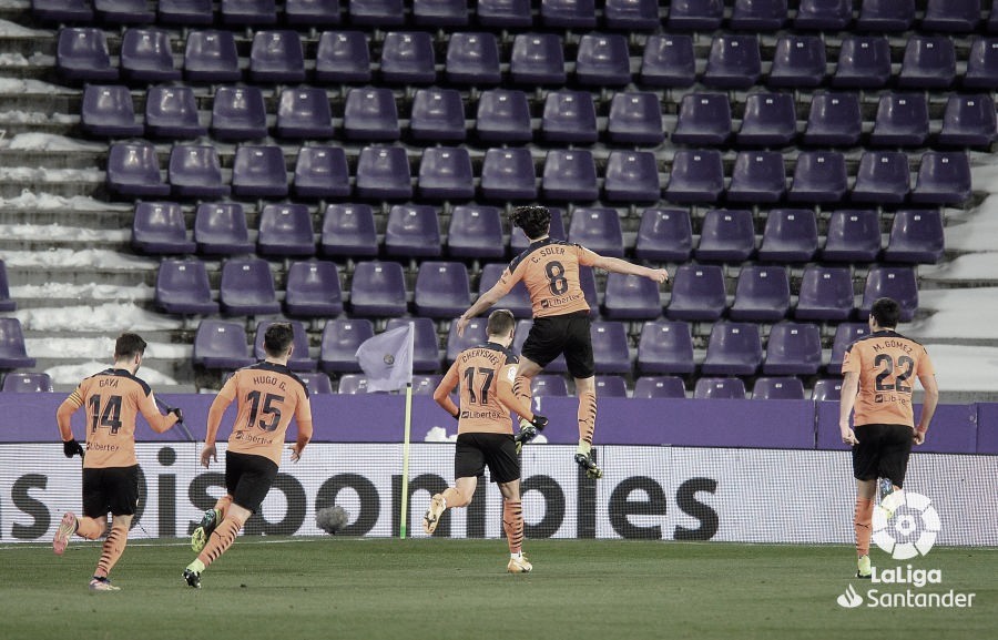 Carlos Soler vuelva a dar una victoria al Valencia./ Foto: LaLiga Santander