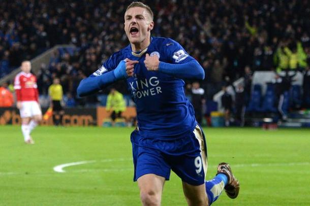 Vardy has become a crucial part of the Leicester City team since signing from Fleetwood Town in 2012 | Photo: Getty