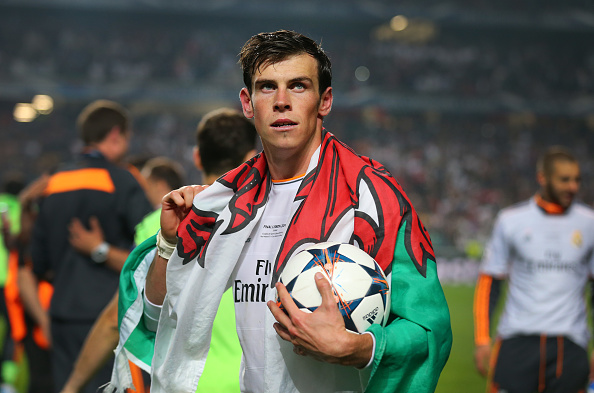 Gareth Bale celebrates winning the Champions League in 2014 | Photo: Matthew Ashton/Getty Images