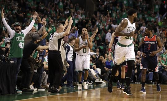 Boston Celtics guard Avery Bradley (0) reacting during the game. Photo:David Butler II-USA TODAY Sports 