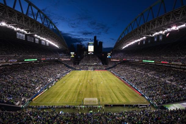 Lleno absoluto en el CenturyLink Field // Imagen: Seattle Sounders FC