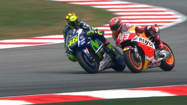 The incident in Sepang. (Photo: MotoGP)