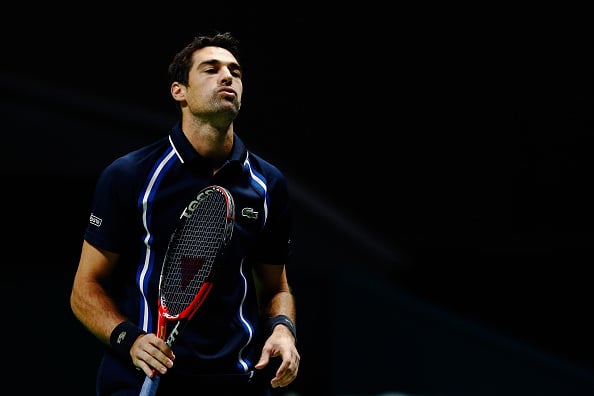 It was a frustrating day for Jeremy Chardy - (Photo: Getty Images - Dean Mouhtaropoulos)