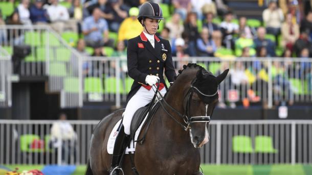 Dujardin recorded her third highest score ever in Rio. | Photo: Getty Images