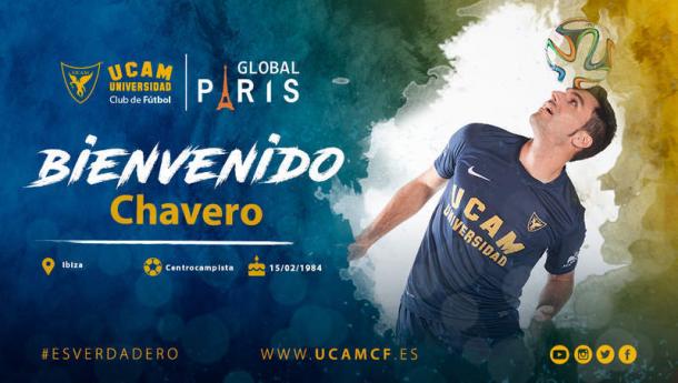 Montaje por el regreso de Chavero | Foto: UCAM Murcia CF