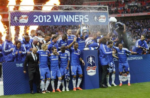 L'ultima FA Cup vinta dal Chelsea nel 2012 | www.pinterest.com