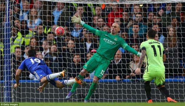 Diego Costa scored as Chelsea put five past City last Sunday (photo: Getty Images)