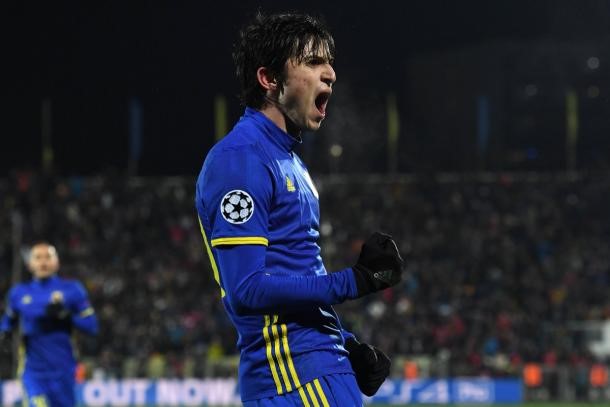 Sardar Azmoun marcó en la Champions League con el Rostov | Foto:@ChampionsLeague