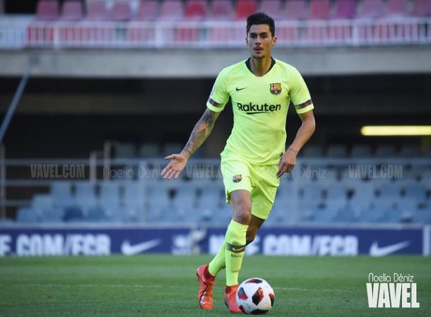 Imagen de Chumi, jugador del Barça B. FOTO: Noelia Déniz