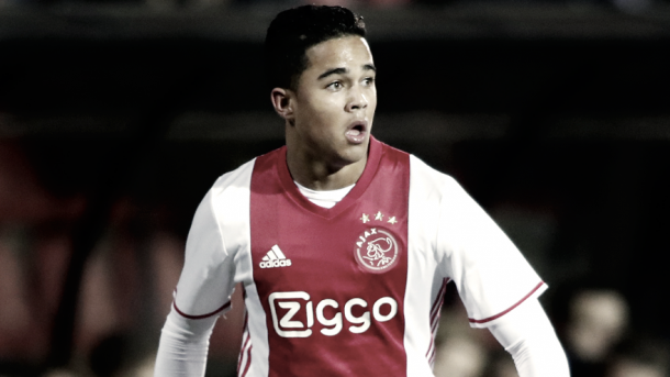 Justin Kluivert, uno de los talentos de la futura selección neerlandesa. | Foto: Ajax.nl