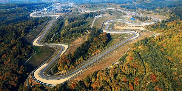 Vista aérea del Circuito de Brno. | Foto: motopress.com
