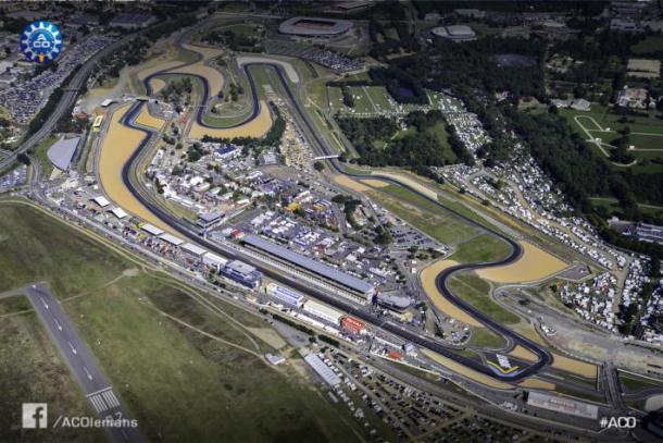 Vista aérea del Circuito Bugatti de Le Mans. | FOTO: Circuito de Le Mans