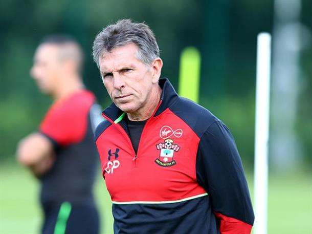 Training under the watchfull eye of Claude Puel | photo: Saints fc