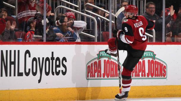 Clayton Keller is a budding NHL superstar and he's showing everyone size doesn't matter. | Photo: GettyImages