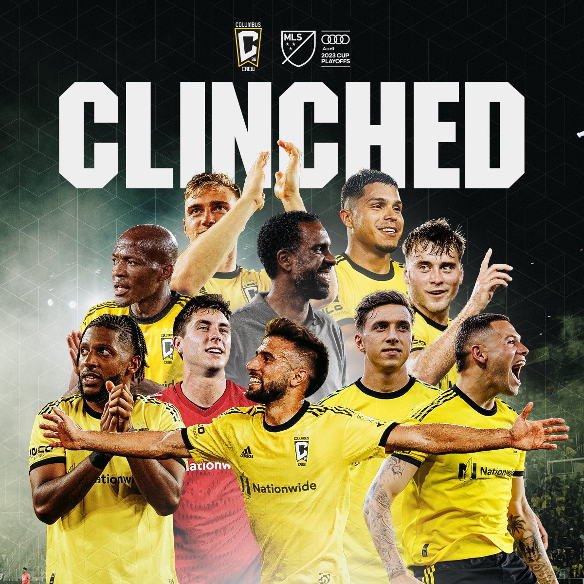 Columbus Crew clinched a playoff berth for the first time since 2020.    Photo courtesy of Columbus Crew