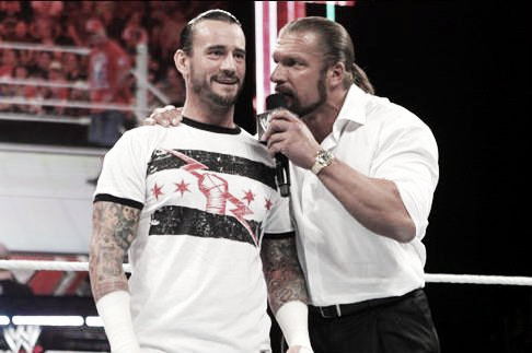 Punk hailed Levesque as one of the key reasons he left WWE(Image: wrestlingmedia.org)