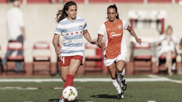 NWSL Rookie of the year Danielle Colaprico has impressed with the Chicago Red Stars this season (chicagoredstars.com)