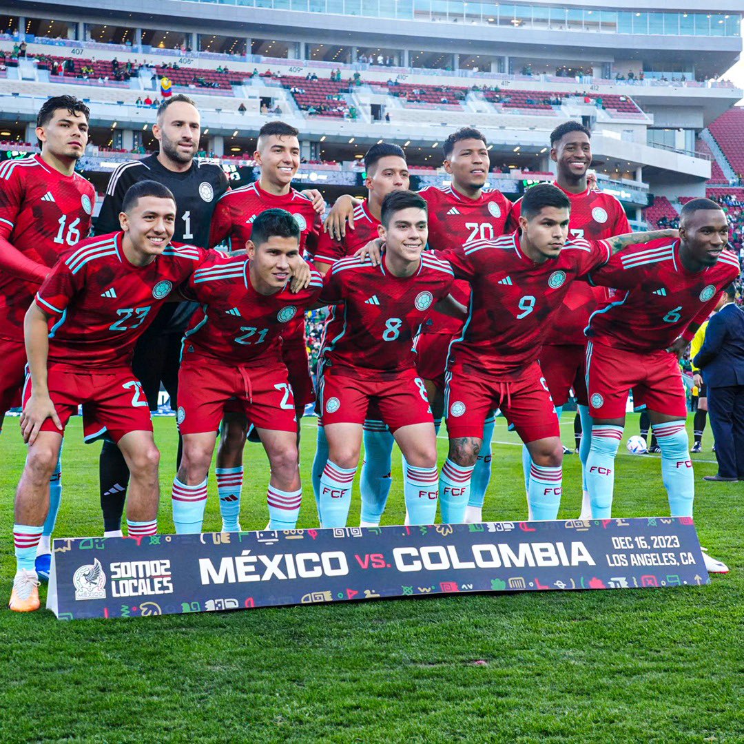 Once inicial de la Selección de Colombia | Foto: X @FCFSeleccionCol