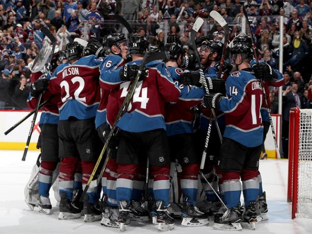 The Colorado Avalanche waited until the very last game of the season to clinch the playoffs. (Photo: Matthew Stockman)