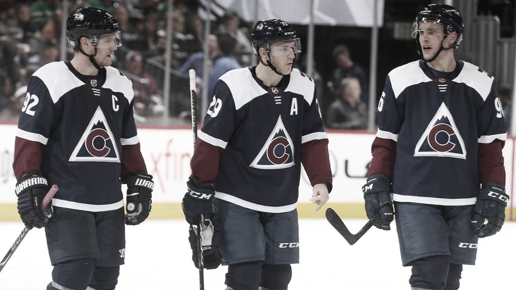 Landeskog, MacKinnon y Rantanen, simplemente imparables | Foto: NHL.com