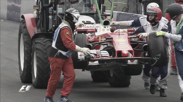 Los comisarios retiran el Ferrari de Vettel | Twitter oficial de la F1