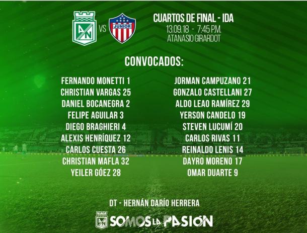 Foto: Atlético Nacional