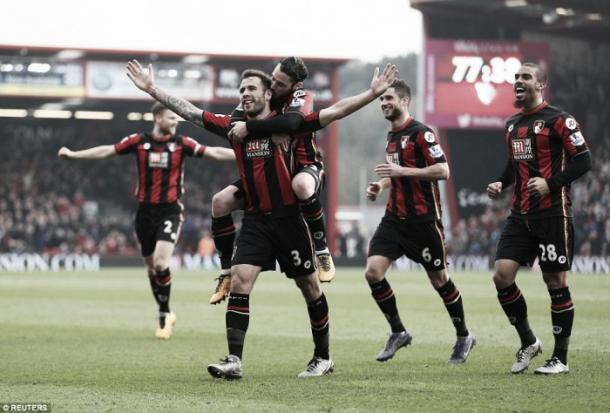 Bournemouth have gone off the boil since Cook's winner against Swansea (photo: reuters)