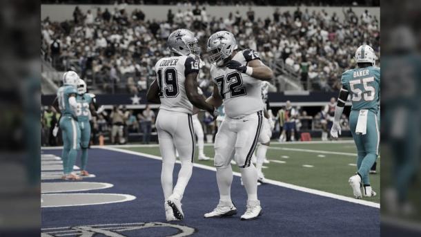 Amari Cooper firmo un contrato de 5 años y 100 con los Cowboys (foto Cowboys.com)