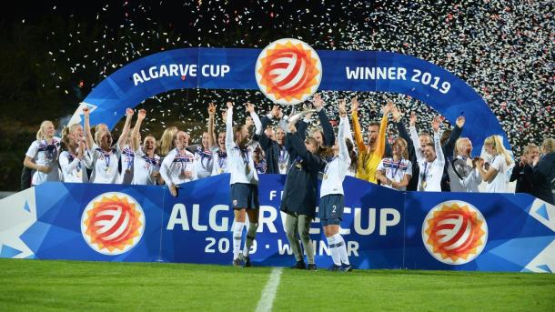 Podio de la Copa Algarve 2019 | Fuente: FIFA