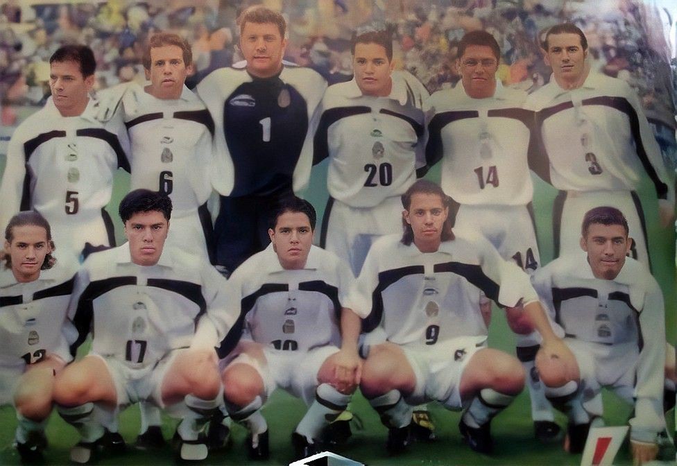 11 inicial México vs Irlanda, Copa US 2000 | Foto: X @UniformesSelec1