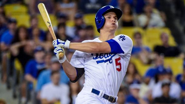 Seager currently leads the Los Angeles Dodgers in batting average, home runs and runs batted in | USA TODA Sports