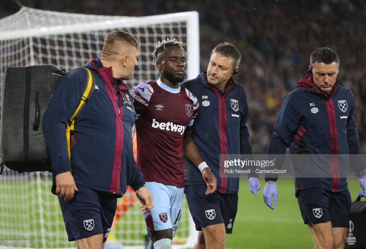 (Photo: Rob Newell - CameraSport via Getty Images) Cornet was forced off in the Hammers' last outing against FCSB, but could tread some grass tonight.