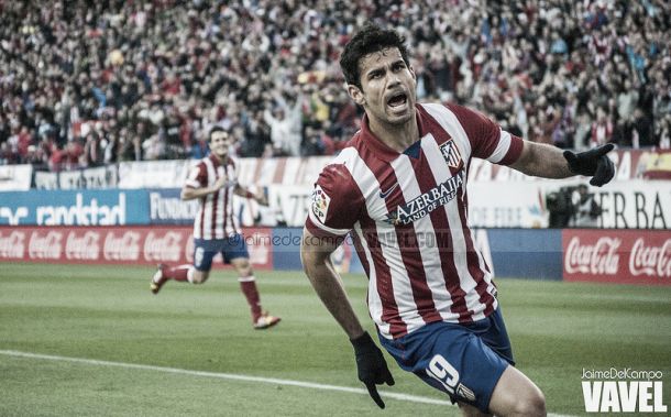 Diego Costa en el Atlético de Madrid | Imagen: Jaime del Campo - VAVEL