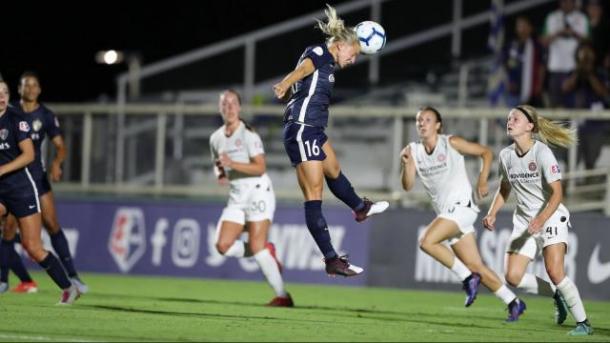 Julia Spetsmak was very powerful in the attack for NC. Photo: WRAL Sports Fan